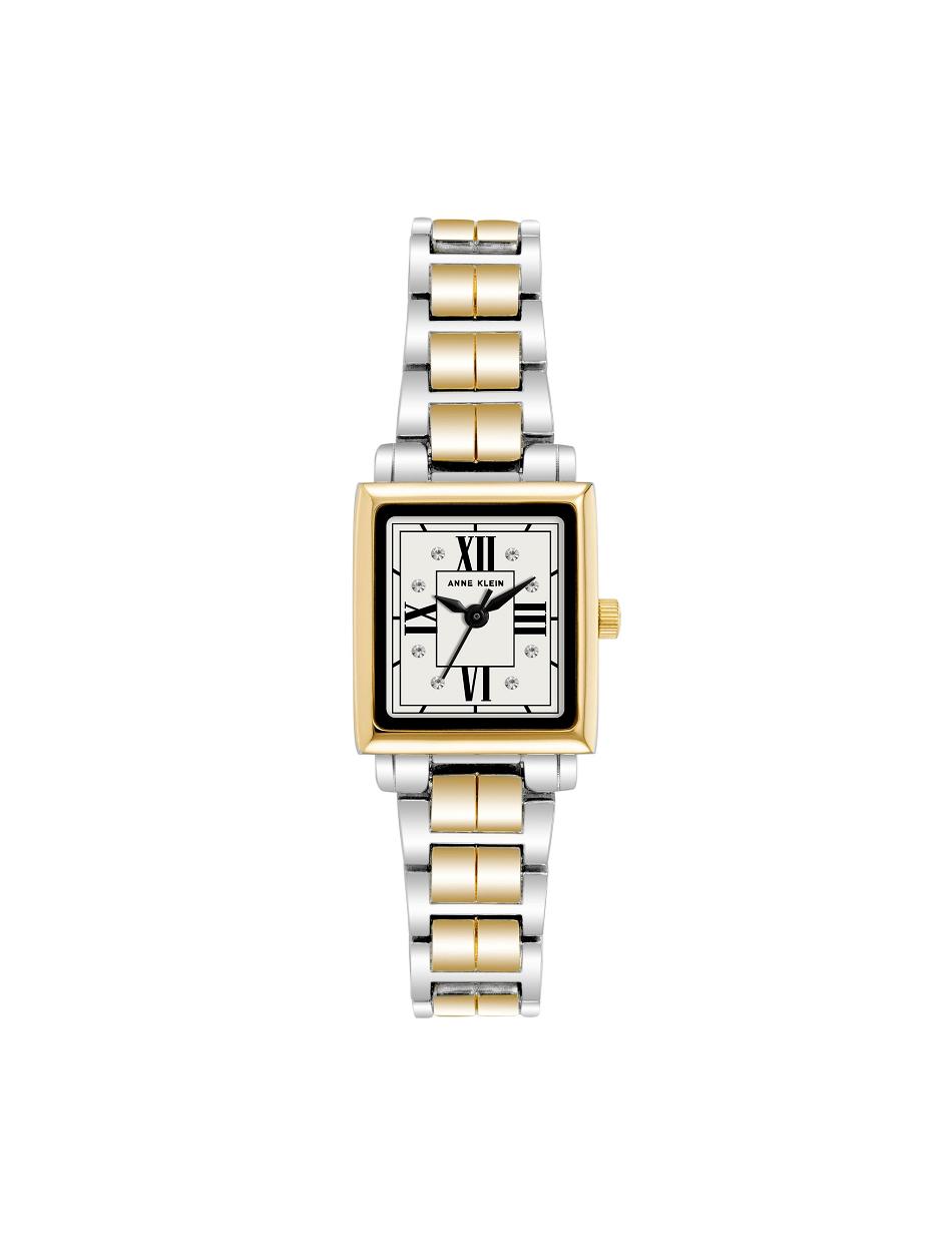 Les métaux Anne Klein Square Case Two-Tone Bracelet Watch   | JWG-4466296